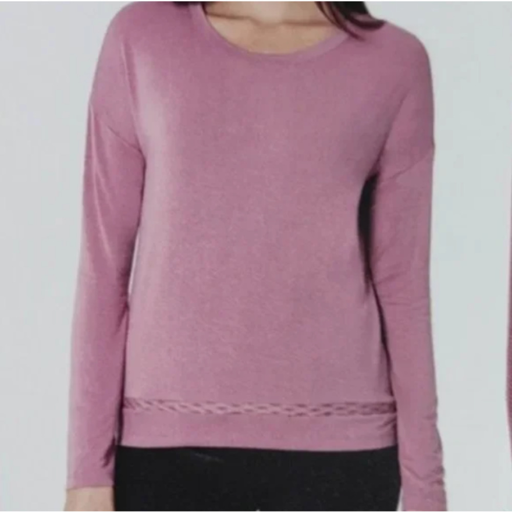 Mondetta Relaxed Knit Drape Top XL